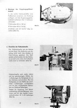 Arbeiten am Zweitaktmotor KS175 Typ521-500